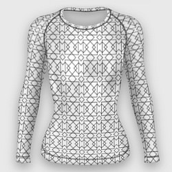 Рашгард женский Геометрический узор, цвет: 3D-принт