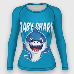 Рашгард женский Baby Shark, цвет: 3D-принт