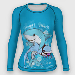 Женский рашгард Dady Shark