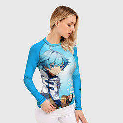 Рашгард женский GENSHIN IMPACT, ЧЖУН ЮНЬ, цвет: 3D-принт — фото 2