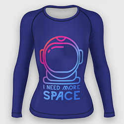 Рашгард женский Космонавт, цвет: 3D-принт