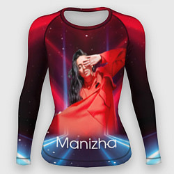 Рашгард женский Манижа Manizha, цвет: 3D-принт