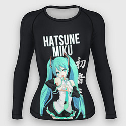 Рашгард женский Hatsune Miku Хацунэ Мику, цвет: 3D-принт