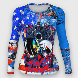 Женский рашгард Daft Punk american dream
