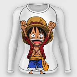 Рашгард женский One piece Луффи ликует, цвет: 3D-принт