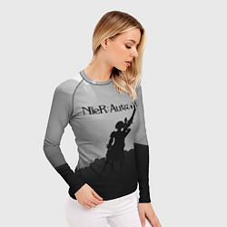 Рашгард женский Nier Automata Z, цвет: 3D-принт — фото 2