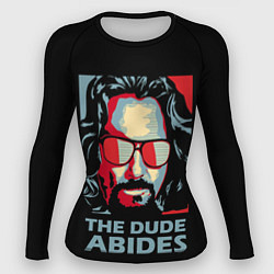 Рашгард женский The Dude Abides Лебовски, цвет: 3D-принт
