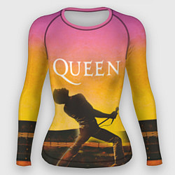 Рашгард женский Queen Freddie Mercury Z, цвет: 3D-принт