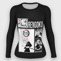 Рашгард женский Rengoku, цвет: 3D-принт