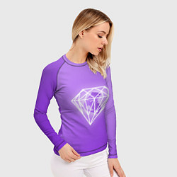 Рашгард женский 50 Shades Of Skaters violet, цвет: 3D-принт — фото 2