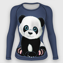 Рашгард женский Милая Панда Sweet Panda, цвет: 3D-принт
