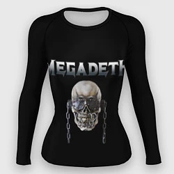 Рашгард женский Megadeth, цвет: 3D-принт