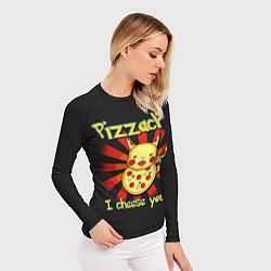 Рашгард женский Пиццачу, цвет: 3D-принт — фото 2