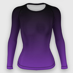 Рашгард женский Ночной градиент Фиолетовый, цвет: 3D-принт