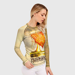 Рашгард женский ГОВОРИТ и ПОКАЗЫВАЕТ - ПИКНИК, цвет: 3D-принт — фото 2
