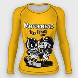 Рашгард женский Motorhead x Cuphead, цвет: 3D-принт