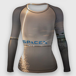 Рашгард женский SpaceX Dragon 2, цвет: 3D-принт