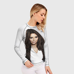 Рашгард женский Ким Кардашьян, цвет: 3D-принт — фото 2