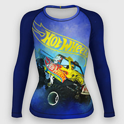 Рашгард женский Hot Wheels Хот Вилс, цвет: 3D-принт