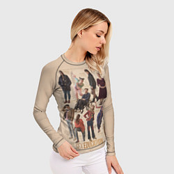 Рашгард женский Sex Education Персонажи, цвет: 3D-принт — фото 2