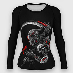 Женский рашгард Робот и птица