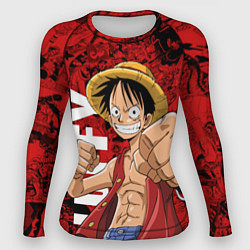 Рашгард женский Манки Д Луффи, One Piece, цвет: 3D-принт