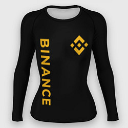 Женский рашгард БИНАНС ЛОГО КАРБОН BINANCE LOGO