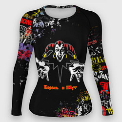 Женский рашгард Лого рок групп