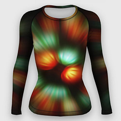Рашгард женский Вспышка света в виде ярких линий, цвет: 3D-принт