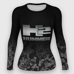 Рашгард женский H2 HUMMER LOGO, цвет: 3D-принт