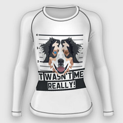 Рашгард женский Австралийская Овчарка Australian Shepherd, цвет: 3D-принт