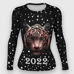 Рашгард женский New Year Immortal Tiger, цвет: 3D-принт