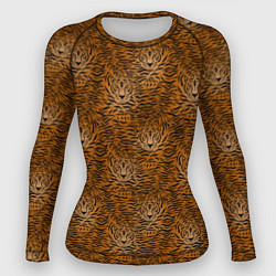 Рашгард женский Тигры Tigers, цвет: 3D-принт