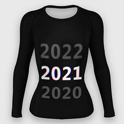 Рашгард женский 2020 2021 2022, цвет: 3D-принт
