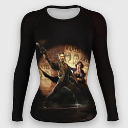 Рашгард женский Букер и Элизабет Арт, цвет: 3D-принт