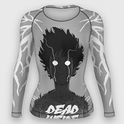 Рашгард женский DEAD INSIDE Mob psycho, цвет: 3D-принт