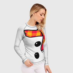 Рашгард женский Snowman Outfit, цвет: 3D-принт — фото 2