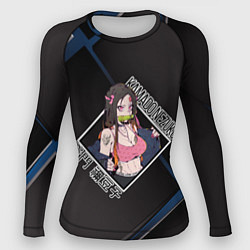 Женский рашгард Незуко Камадо Nezuko Kamado, Клинок, рассекающий д