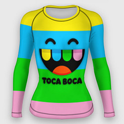 Рашгард женский Toca Boca Logo Тока Бока, цвет: 3D-принт