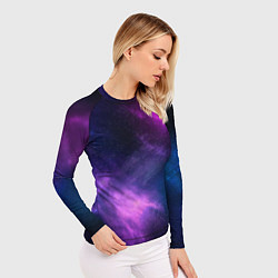 Рашгард женский Космос Galaxy, цвет: 3D-принт — фото 2