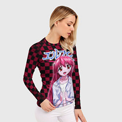 Рашгард женский Эльфийская песнь Люси, цвет: 3D-принт — фото 2