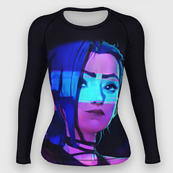 Женский рашгард Джинкс Паудер неон