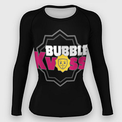 Рашгард женский Bubble Kvass - emblem, цвет: 3D-принт