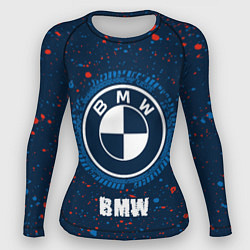 Рашгард женский BMW BMW Брызги, цвет: 3D-принт