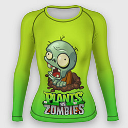 Женский рашгард Plants vs Zombies зомби