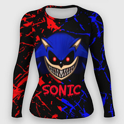 Рашгард женский SONIC EXE DARK SONIC, цвет: 3D-принт