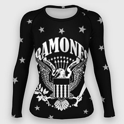 Рашгард женский Ramones Рамонес, цвет: 3D-принт