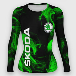 Женский рашгард Skoda: Green Smoke