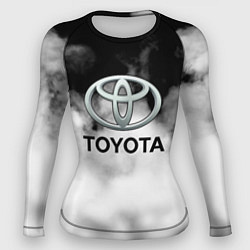 Рашгард женский Toyota облако, цвет: 3D-принт
