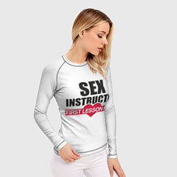 Рашгард женский Секс Инструктор SEX INSTRUCTOR, цвет: 3D-принт — фото 2